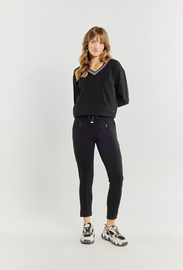 Wiskozowe spodnie damskie