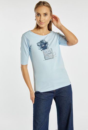 T-shirt z bawełną