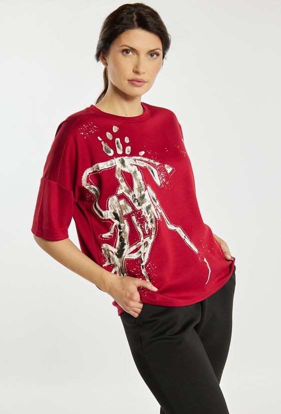 T-shirt z wzorem
