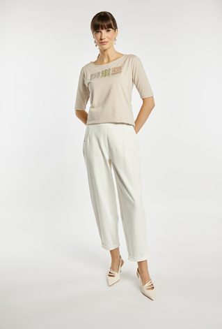 Bluzka damska ze zdobieniem