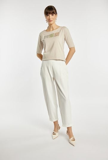 Bluzka damska ze zdobieniem