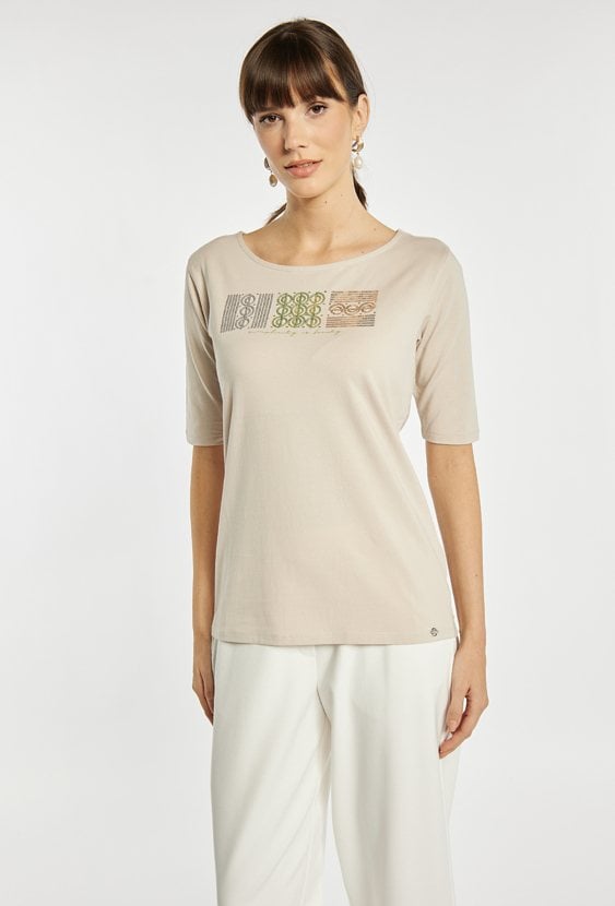 Bluzka damska ze zdobieniem