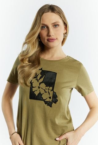 Bawełniana bluzka z nadrukiem