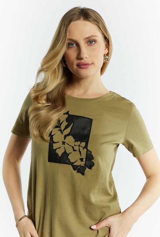 Bawełniana bluzka z nadrukiem