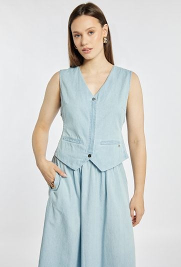 Kamizelka damska denim