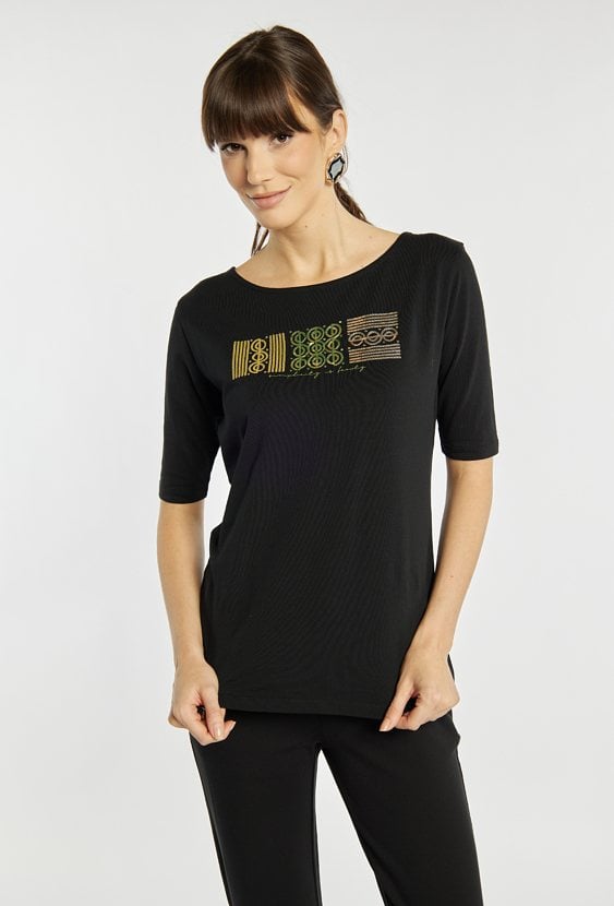 Bluzka damska ze zdobieniem