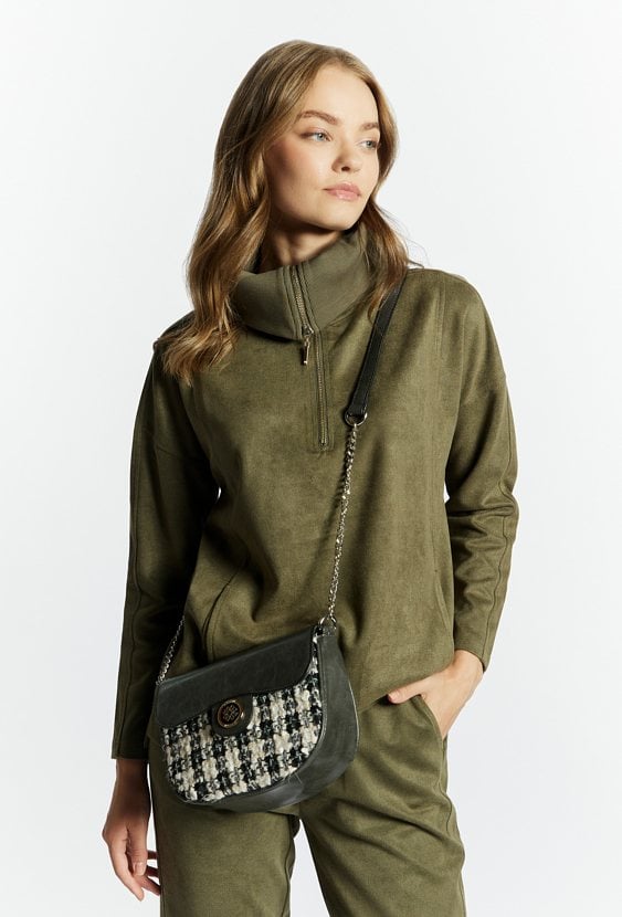 Mała torba crossbody z klapą