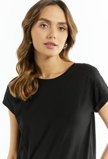 T-shirt damski z krótkim rękawem