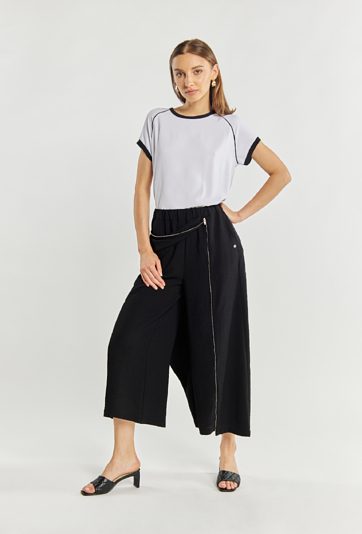 Zwiewne damskie spódnico-spodnie