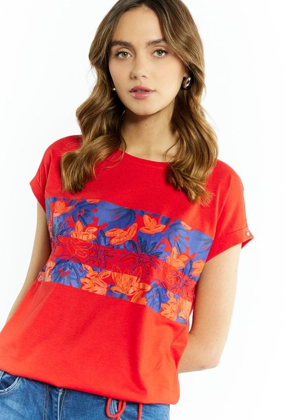 T-shirt damski z nadrukiem