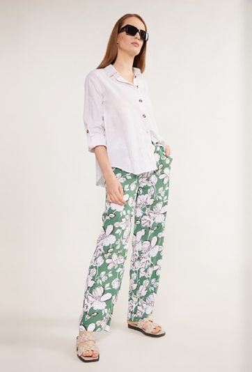 Wzorzyste spodnie damskie