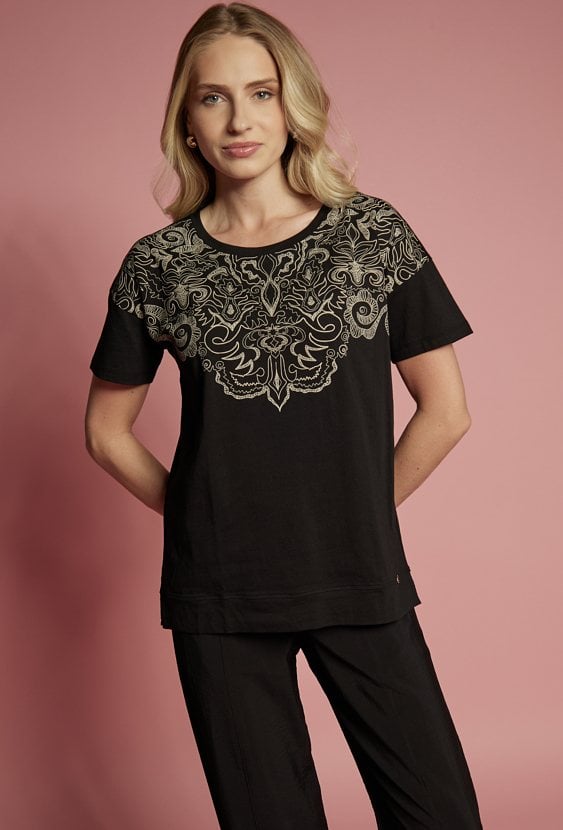 T-shirt z wzorem