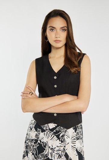 Damska kamizelka bez rękawów