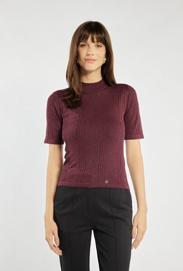 Sweter damski z połyskiem