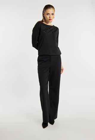 Bluzka z wzorem w serduszka