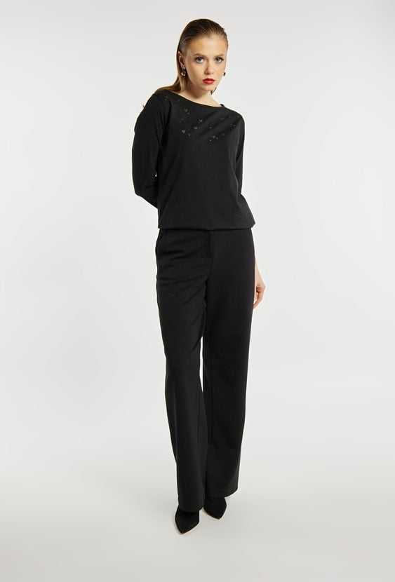 Bluzka z wzorem w serduszka