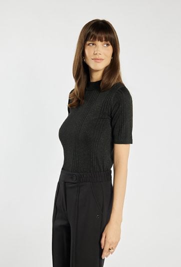 Sweter damski z połyskiem