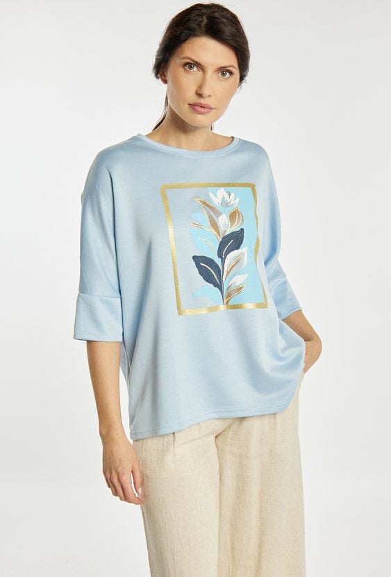 T-shirt damski z nadrukiem