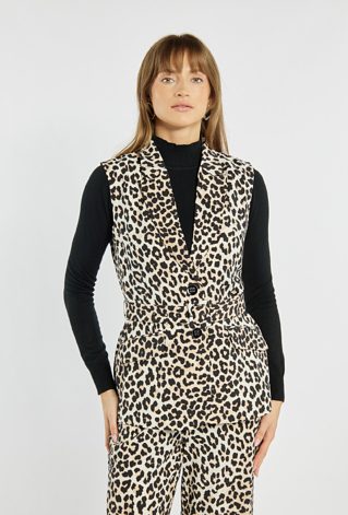 Kamizelka w zwierzęcy wzór