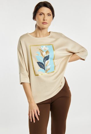 T-shirt damski z nadrukiem
