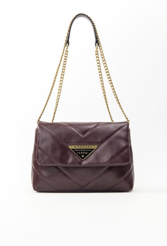 Pikowana torba damska z klapą