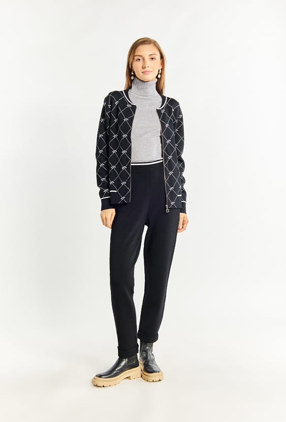 Stylowe spodnie z wiskozy