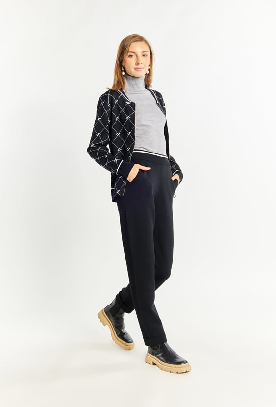 Stylowe spodnie z wiskozy