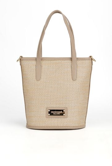 Lekka i stylowa torebka o plecionym wzorze