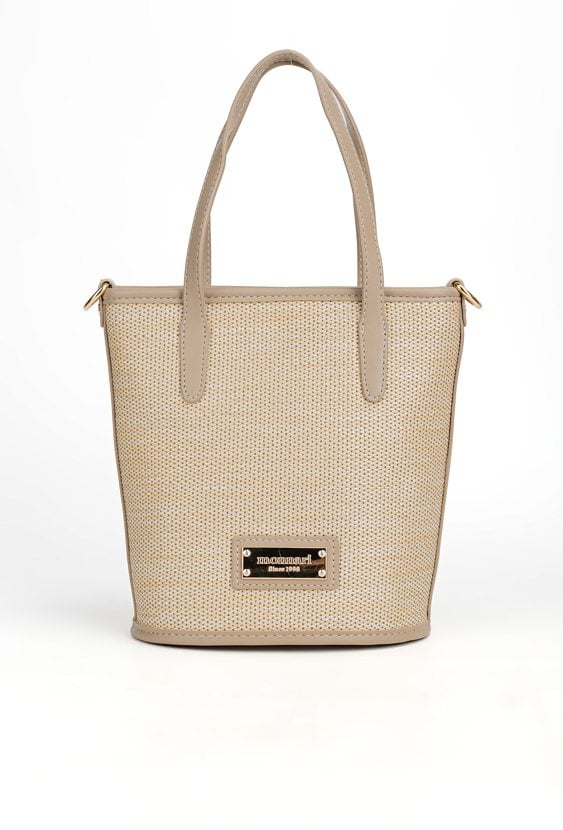 Lekka i stylowa torebka o plecionym wzorze