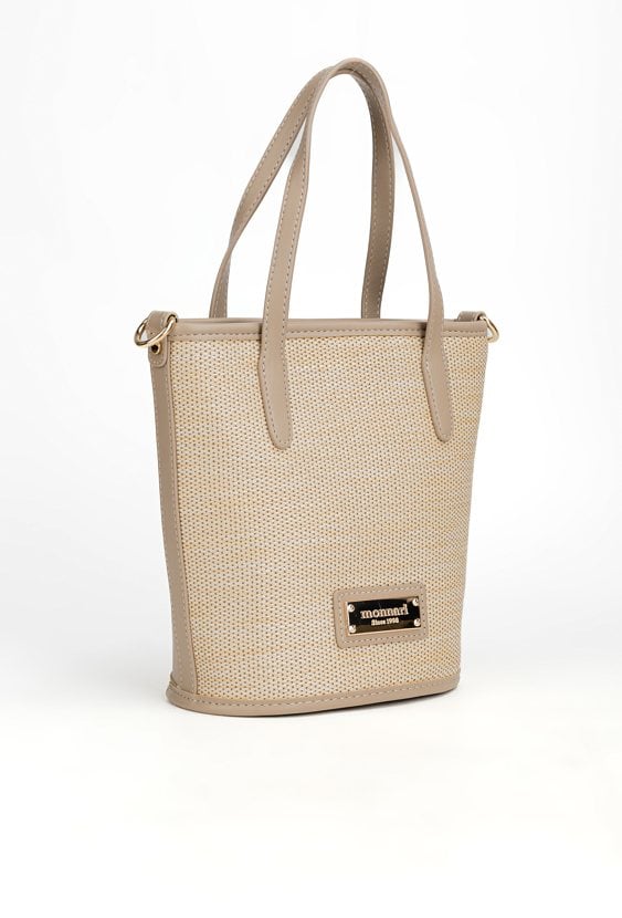 Lekka i stylowa torebka o plecionym wzorze