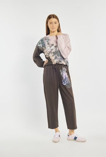 Bluza z kwiatowym nadrukiem