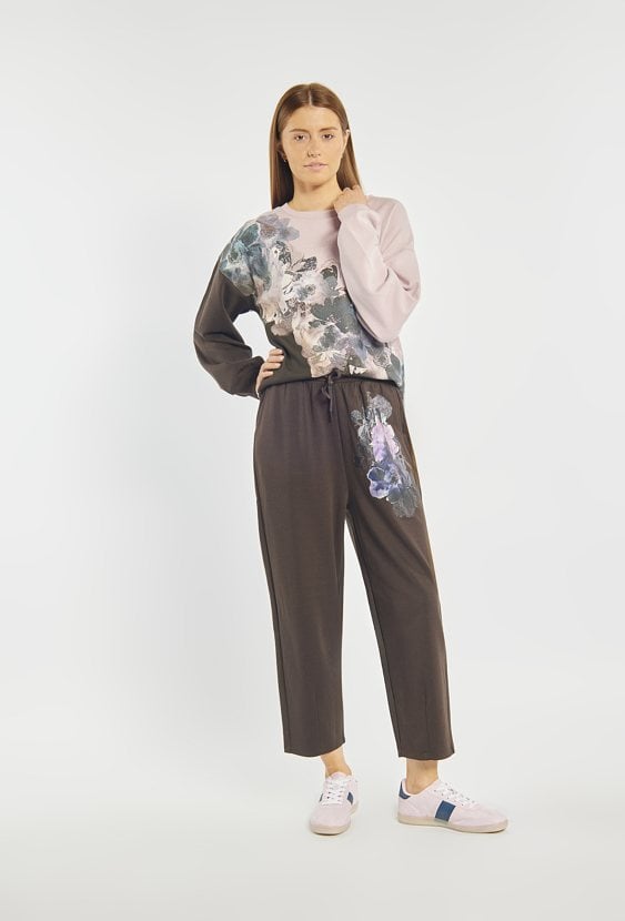 Bluza z kwiatowym nadrukiem