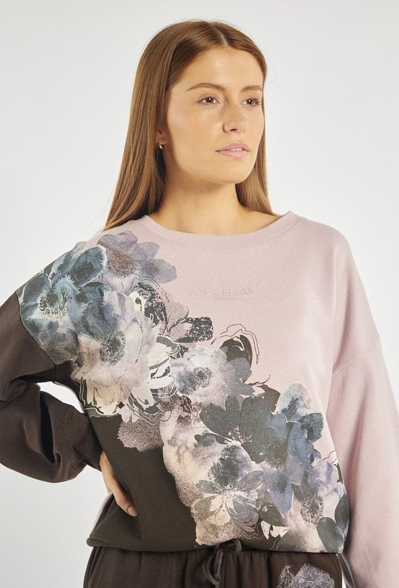 Bluza z kwiatowym nadrukiem