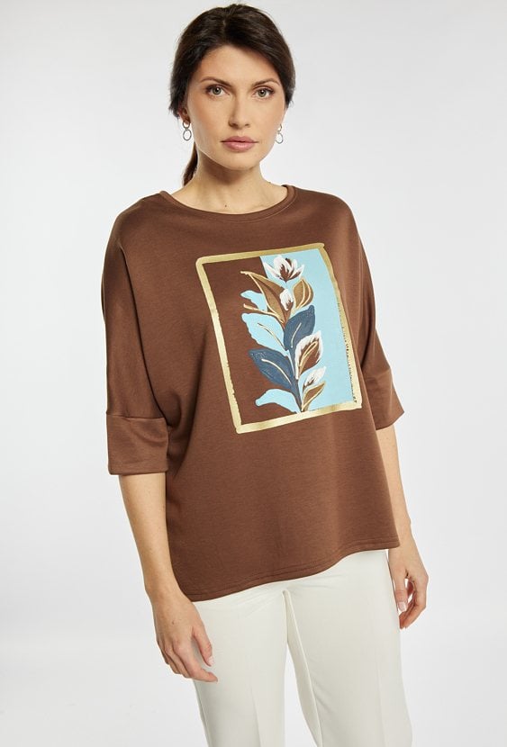 T-shirt damski z nadrukiem
