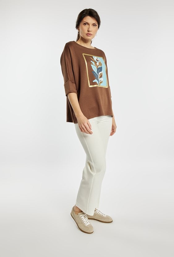 T-shirt damski z nadrukiem
