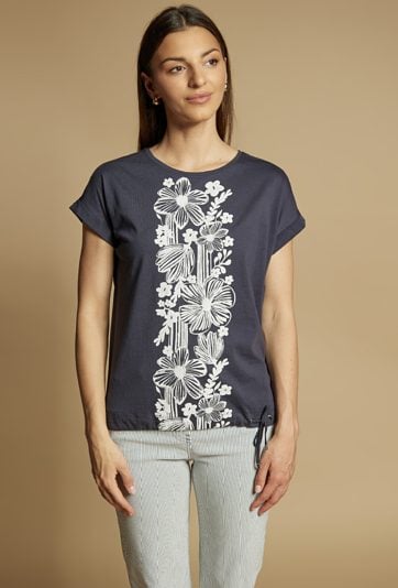 T-shirt damski z wzorem