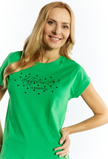 Bawełniany T-shirt damski