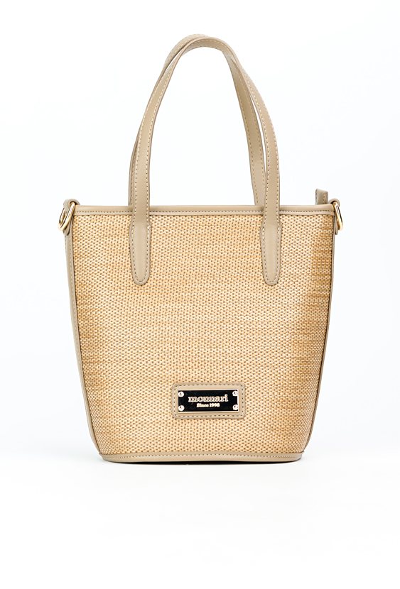 Lekka i stylowa torebka o plecionym wzorze