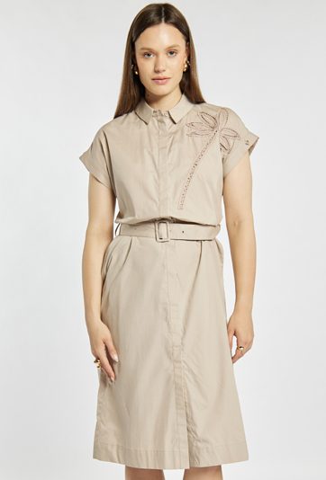 Sukienka midi z bawełny