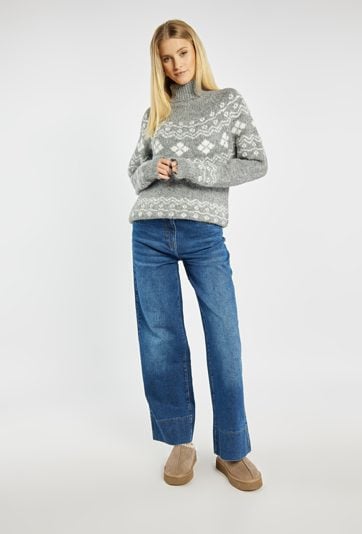 Golf damski z wzorem