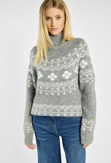 Golf damski z wzorem