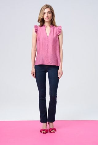 Jeansy z poszerzaną nogawką