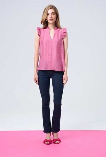 Jeansy z poszerzaną nogawką