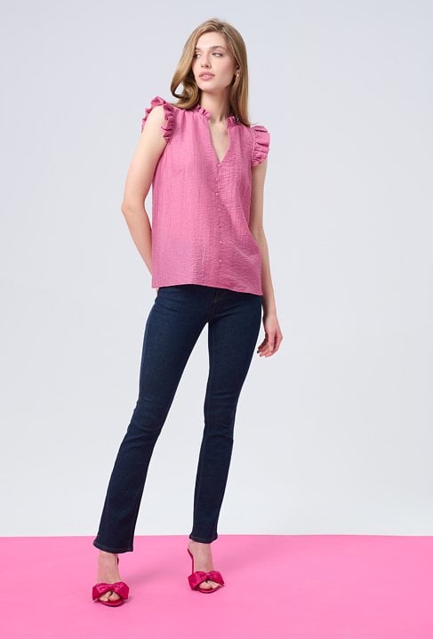 Jeansy z poszerzaną nogawką