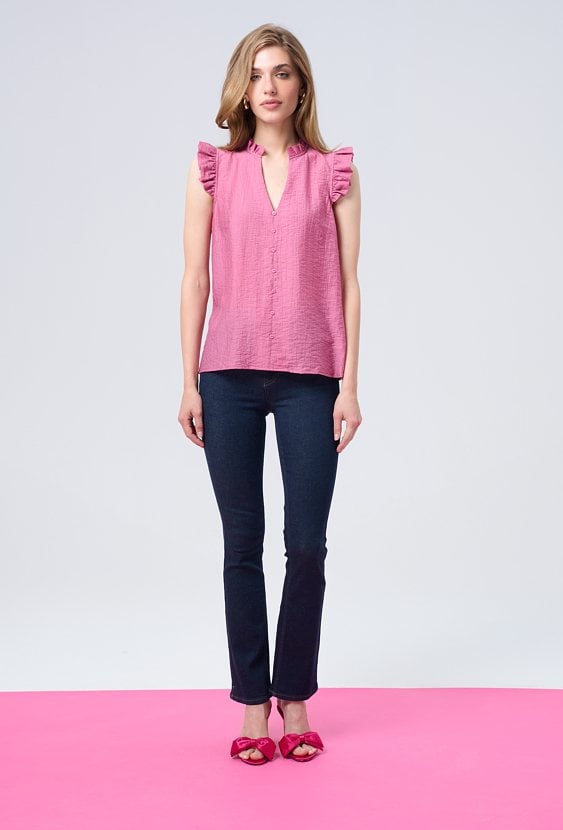 Jeansy z poszerzaną nogawką