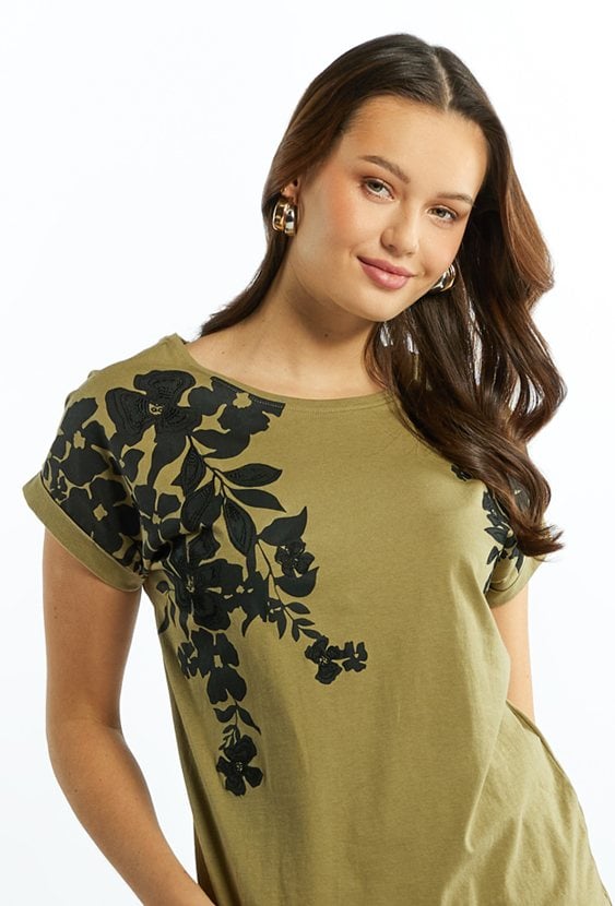 Bawełniany T-shirt damski