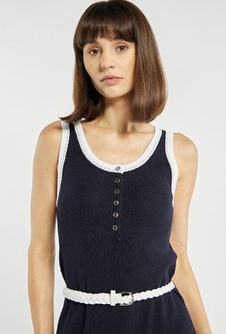 Letnia sukienka z paskiem