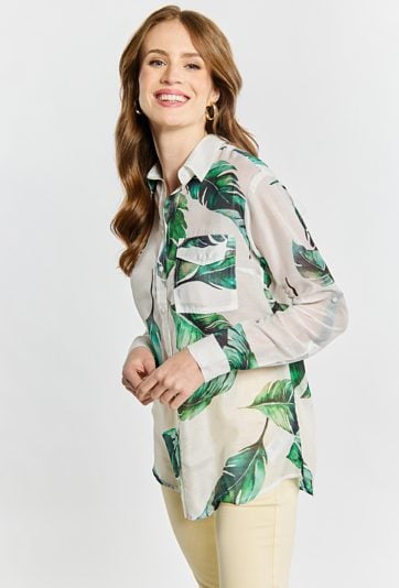 Koszula damska z wzorem