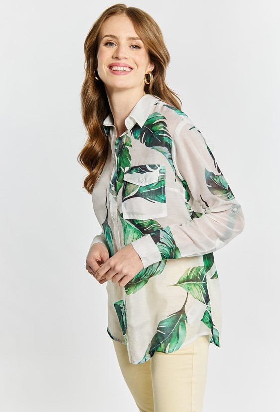 Koszula damska z wzorem
