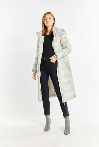 Dłuższy płaszcz damski